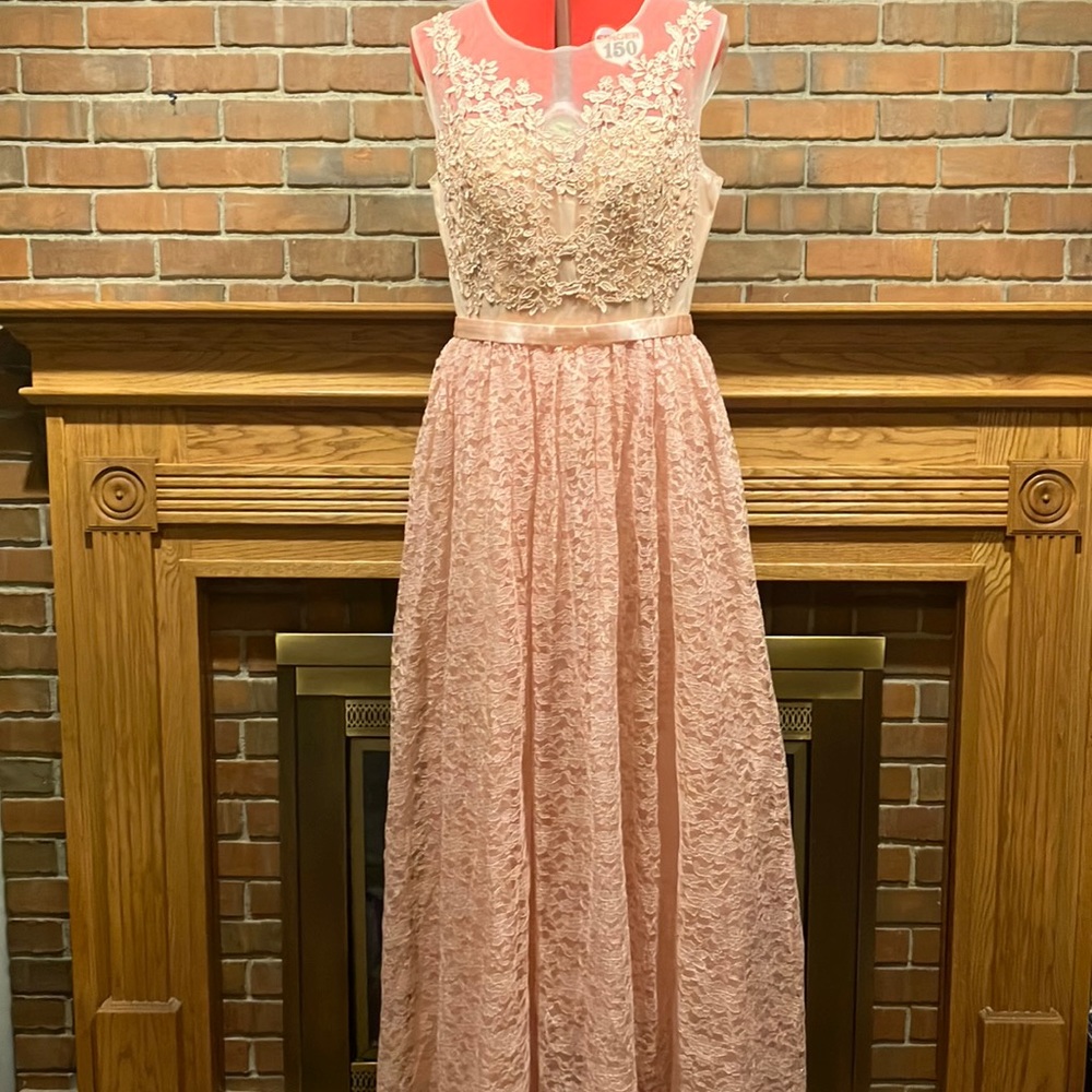 NWT blush lace sleeveless dress